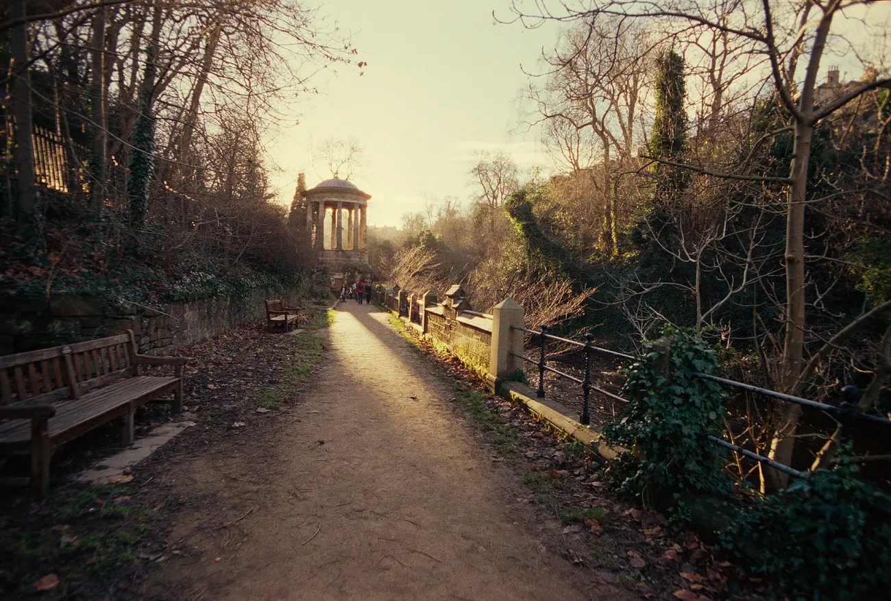 St Bernard's Well on the Water of Leith walkway, Edinburgh