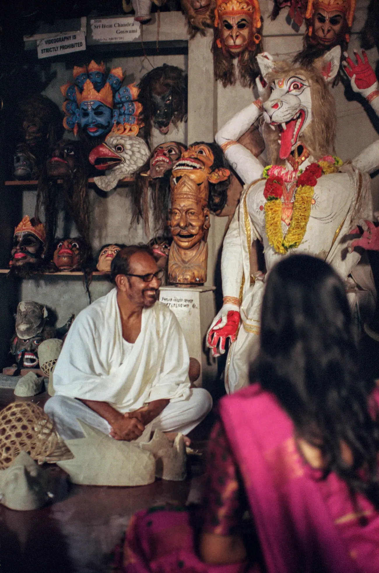 Dr. Hem Chandra Goswami – famous mask maker of Majuli