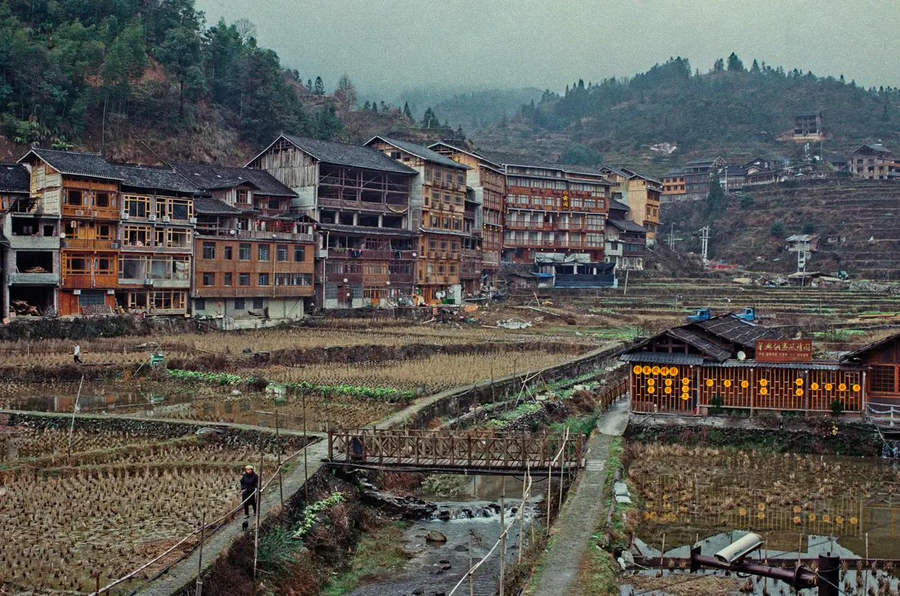 The village is growing - not farming, but tourism.
