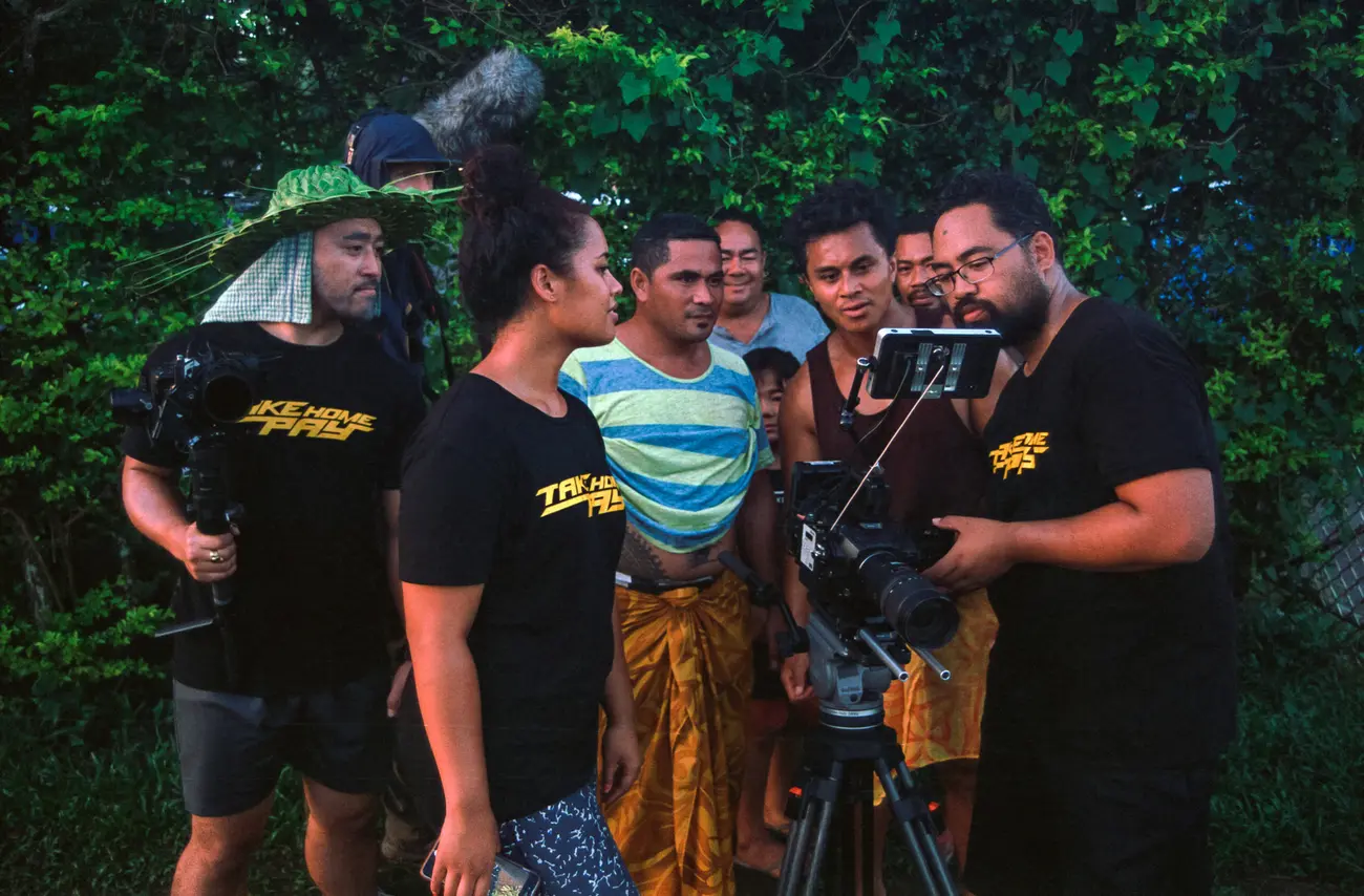 Showing the team and random passerbys the great shot we just captured. | Fuji Superia 400