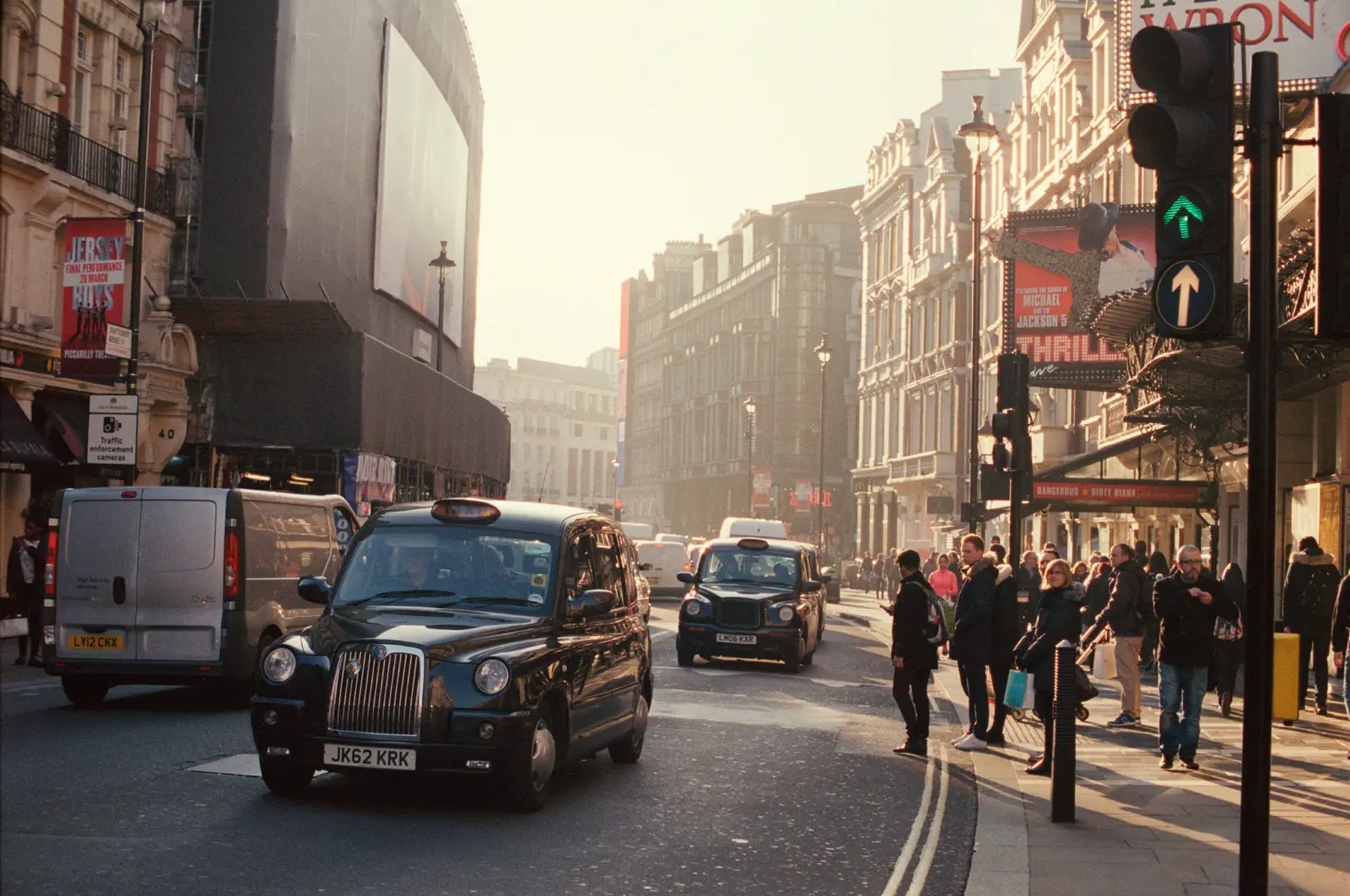The theatre district near Leicester Square, London